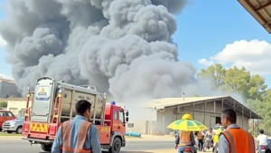 ענן עשן בשמי שדרות: דליפת אמוניה במפעל – האזור פונה
