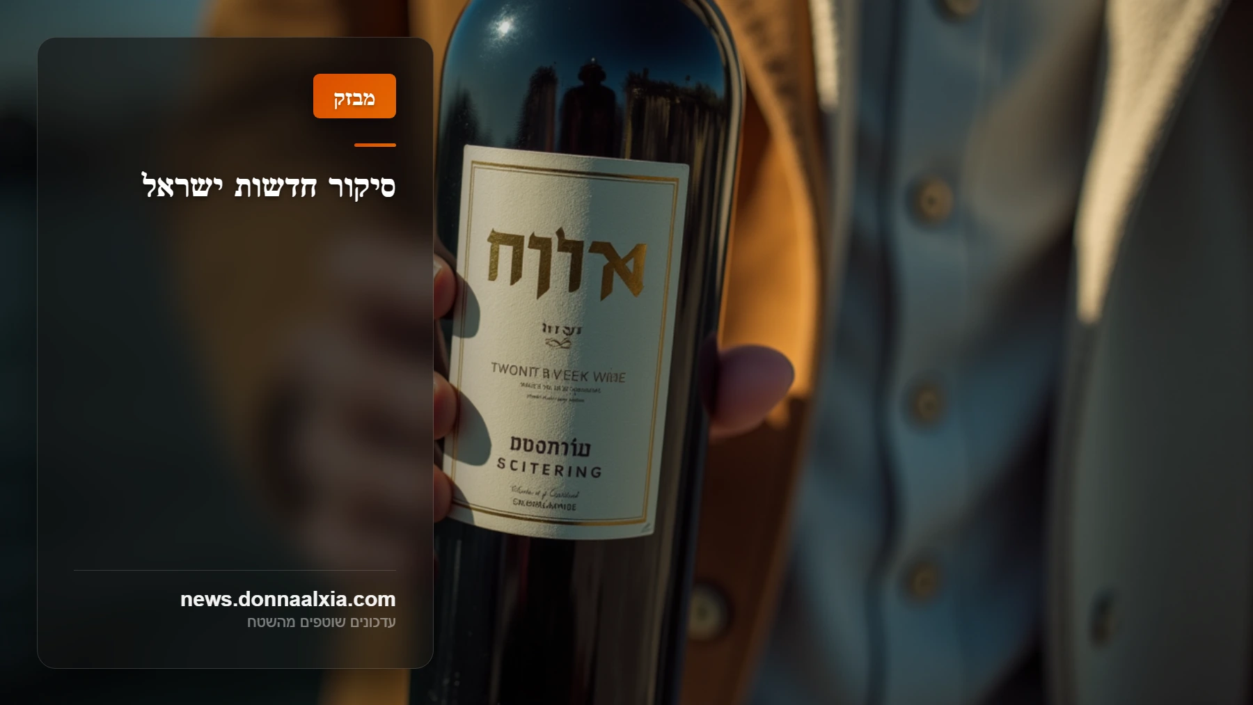 סערה כלכלית: בלגיה מובילה חרם על מוצרי התנחלויות - הסיפור האנושי מאחורי ההחלטה