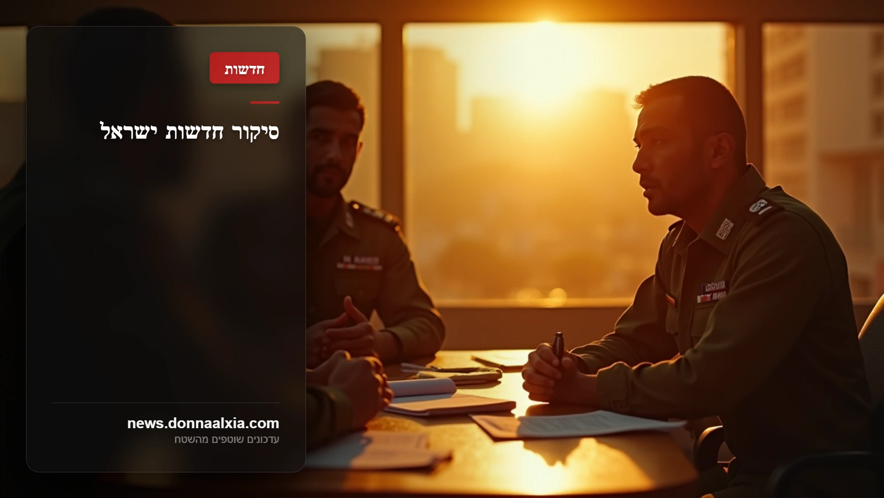 מאחורי הקלעים של החלטת פיקוד העורף: האתגרים בקביעת רמות הכוננות