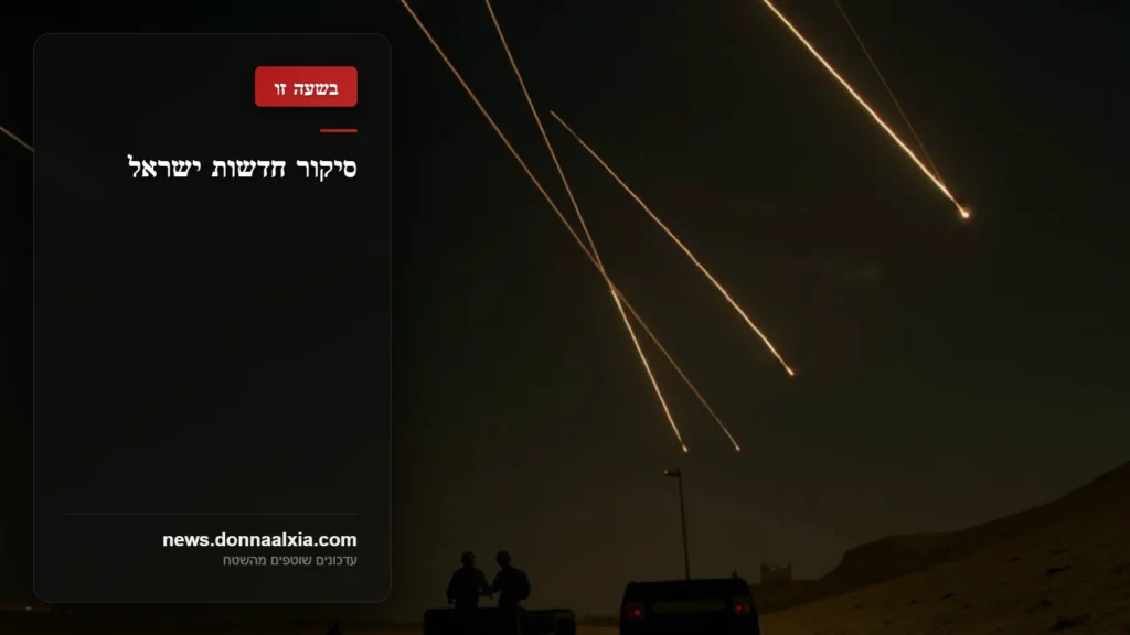 סערה גיאופוליטית: ישראל נערכת לאפשרות של הסלמה מול איראן