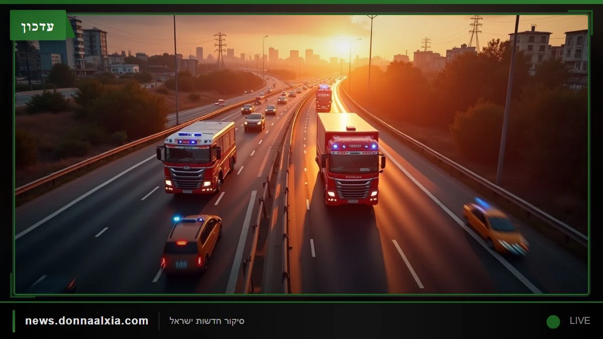 טרגדיה בכבישים: אישה בהריון נהרגה בתאונת דרכים באשדוד, תינוקת נאבקת על חייה