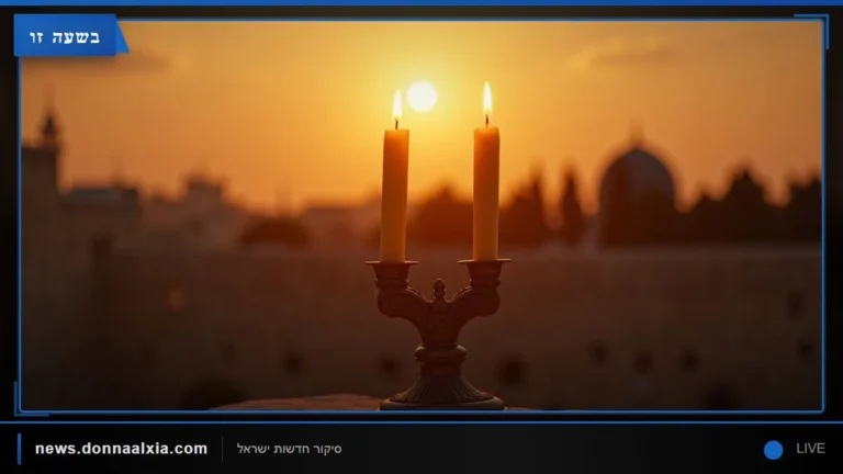 זמני כניסת שבת וצאתה: תשפ"ו - ערים מרכזיות בעולם
