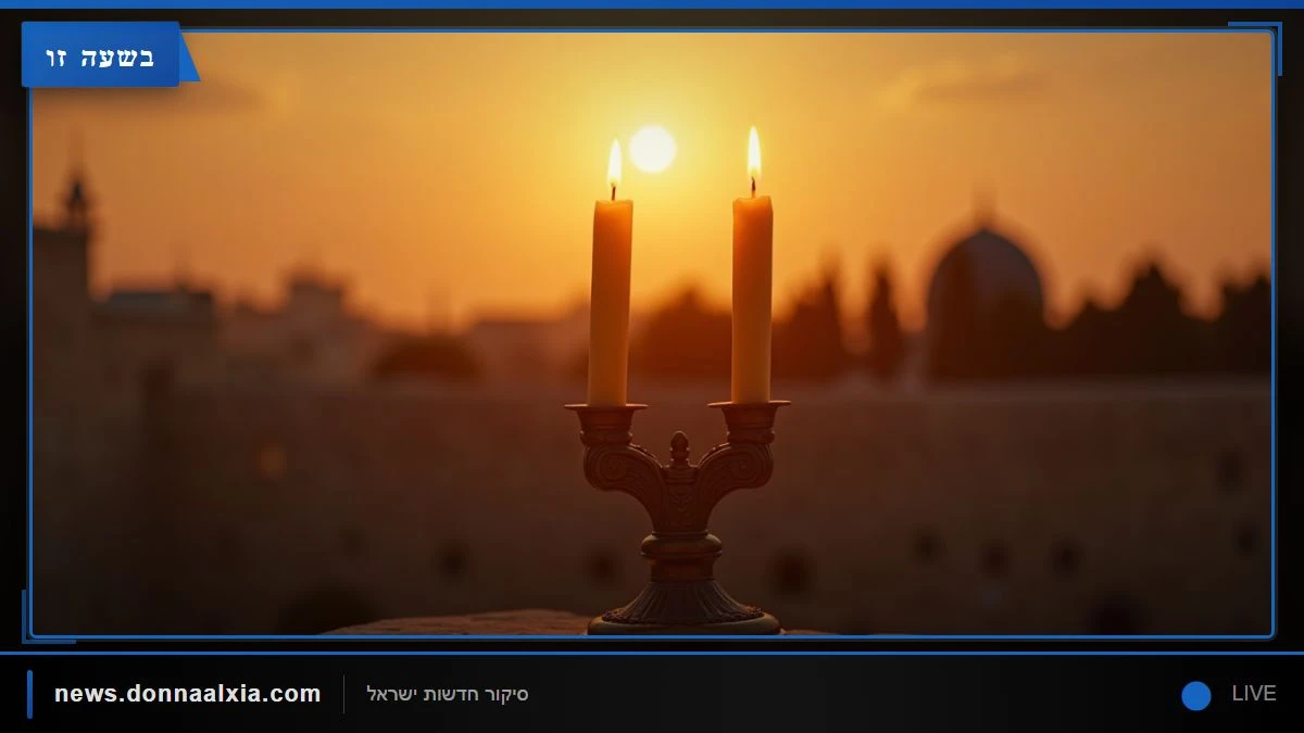 זמני כניסת שבת וצאתה: תשפ"ו - ערים מרכזיות בעולם