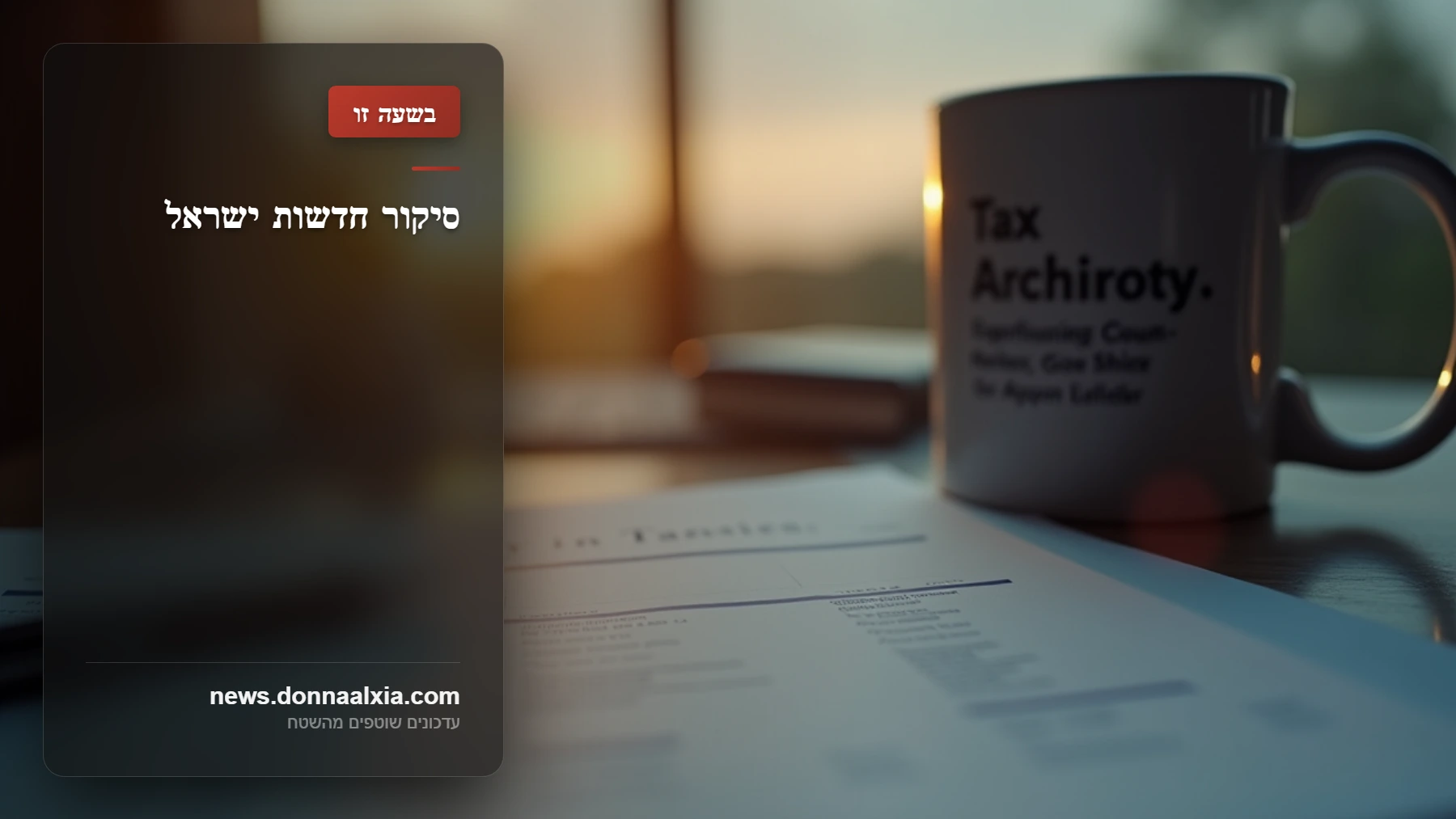 כסף ציבורי בכיס הפרטי: חשיפת שחיתות ברשות המסים