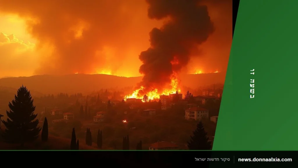 הדרמה בשומרון: כיצד בדל סיגריה אחד הצית שריפת ענק והשלכותיה על הכלכלה והפוליטיקה