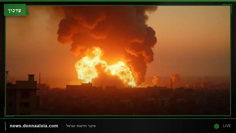 חיסול בכיר חמאס: תקיפה ישראלית ברצועת עזה; נציב תלונות הציבור גינה את הרב דוד יוסף