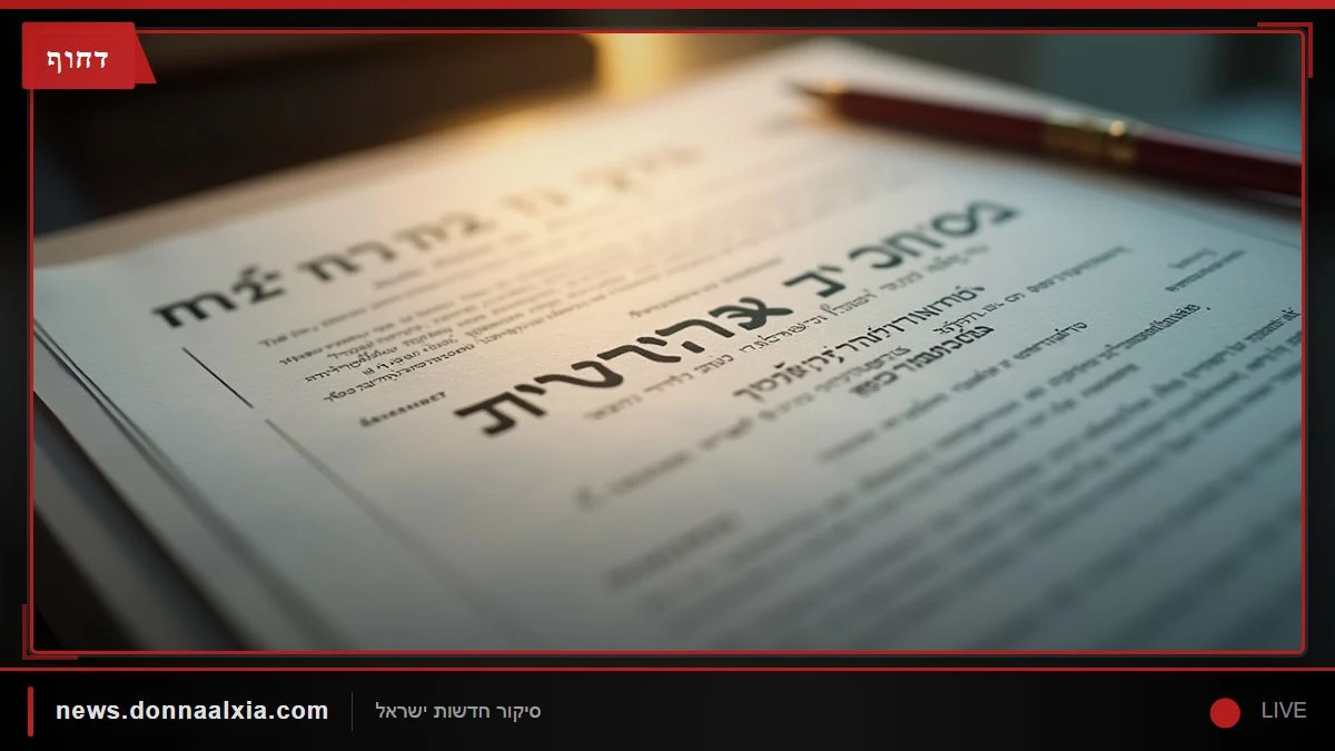 ממשלה במינוי אסטרטגי: סגן חדש לראש המל