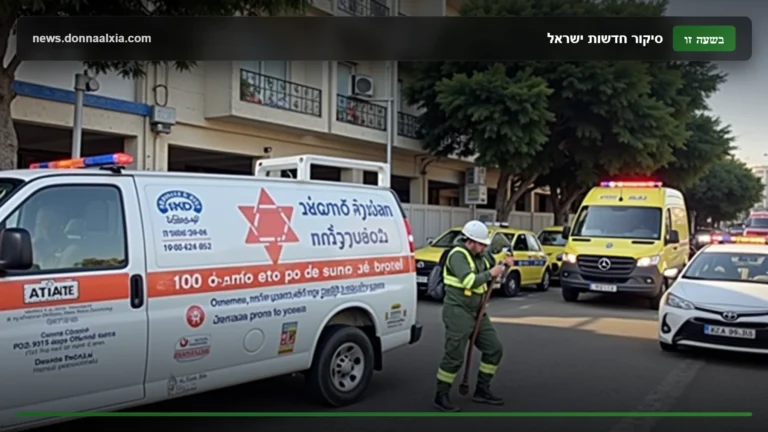 הטרגדיה בנתניה: מלגזה מתהפכת ומשאירה שאלה כבדה - איך זה קרה?