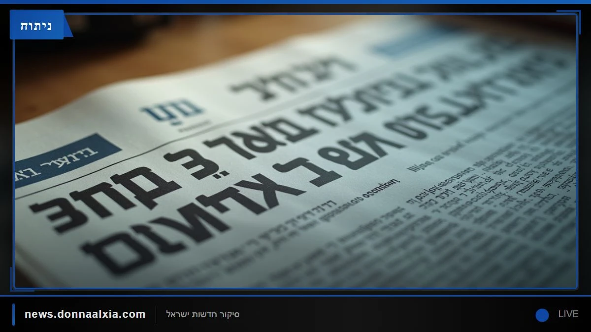 סערה פוליטית: בג