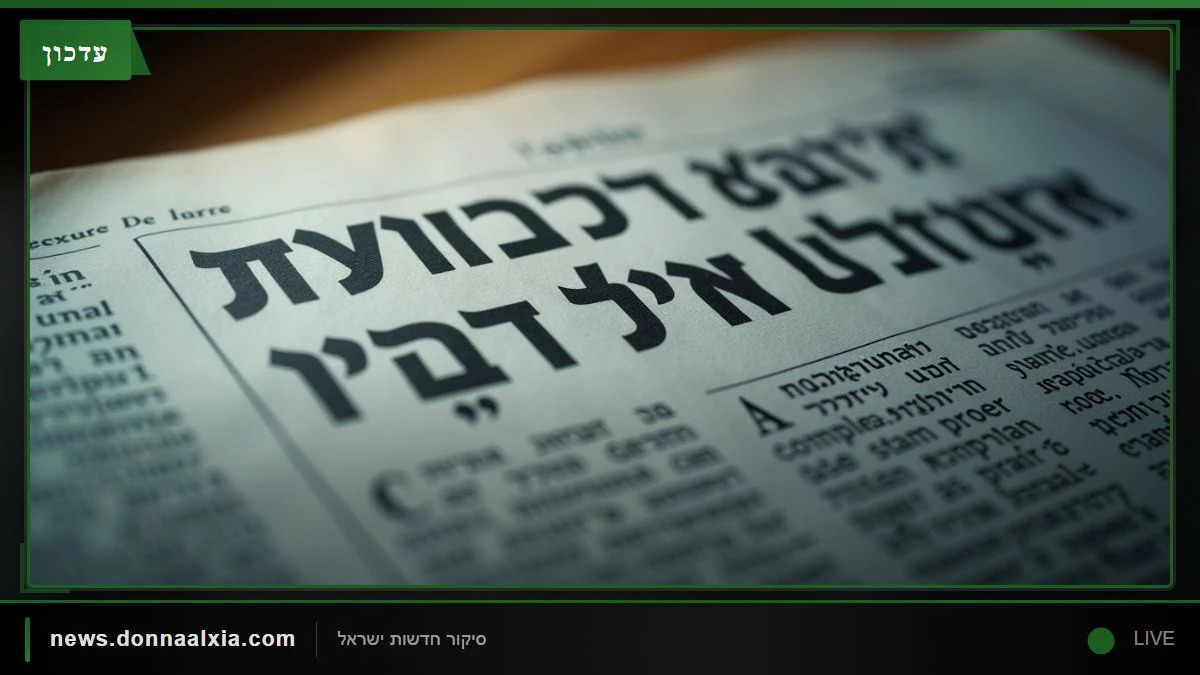 סערה סביב מכתב הרמטכ