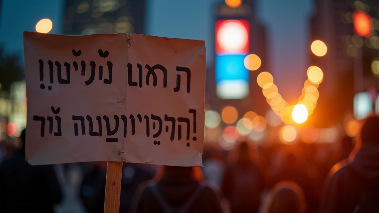 עדי ראייה מספרים: 'הפגנה סוערת מול משרד ראש הממשלה'