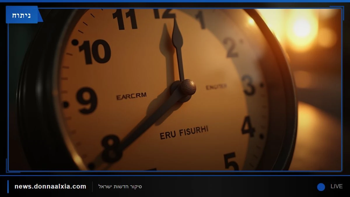 סוף לעידן הזזת השעונים? ארה
