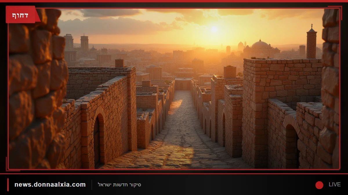 הסכם הגג בצפת יוצא לדרך: פרויקט דיור ענקי בעיר העתיקה